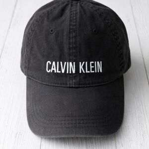 Calvin Klein Charcoal Baseball Capadjustable Vintahe Fit